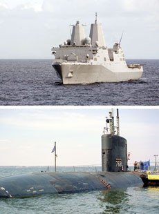 US nuclear-powered submarine collides in mouth of Arabian Gulf